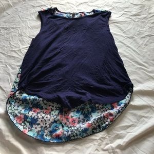 Floral tank top